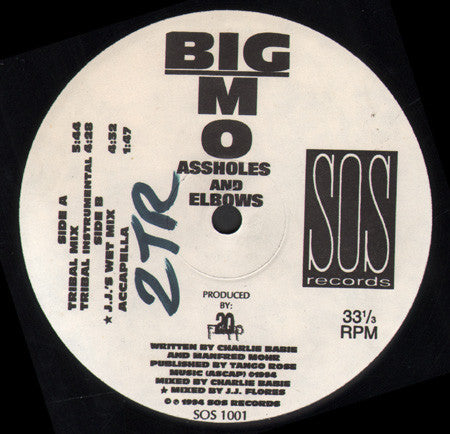 Big Mo* : Assholes And Elbows (12")