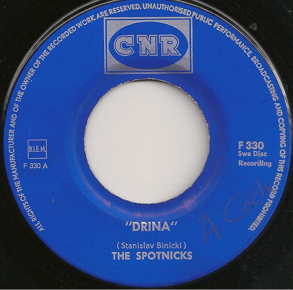 The Spotnicks : Drina (7", Single)