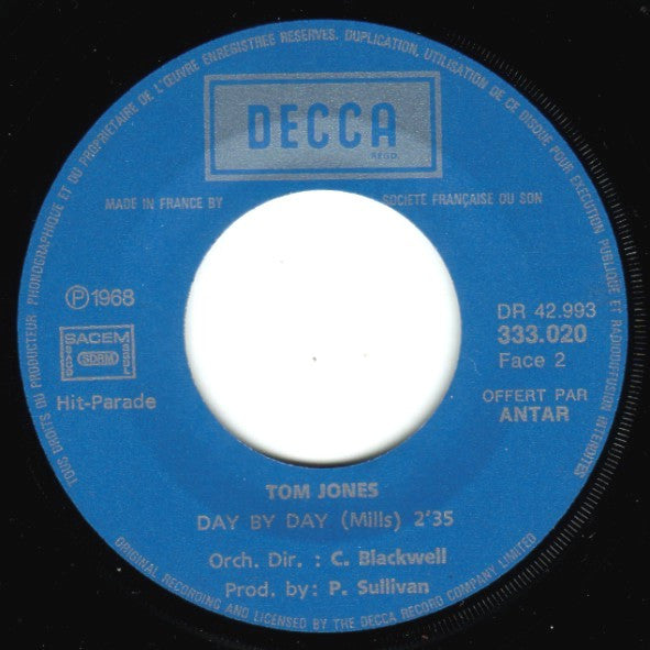 Tom Jones : Help Yourself (7", Single)