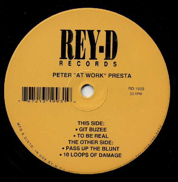 Peter Presta : The Loops Of Damage (12")