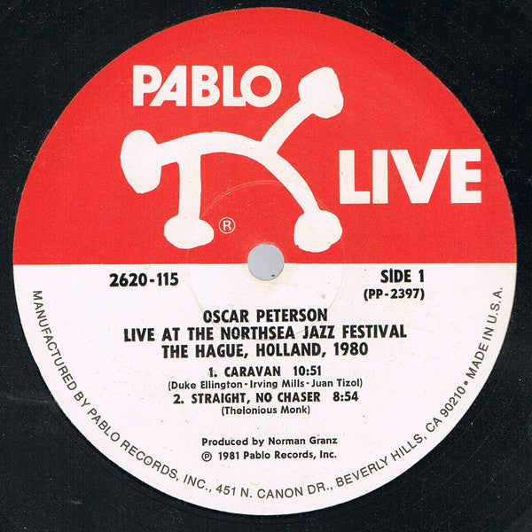 Oscar Peterson : Live At The Northsea Jazz Festival, The Hague, Holland, 1980 (2xLP, Album, Gat)