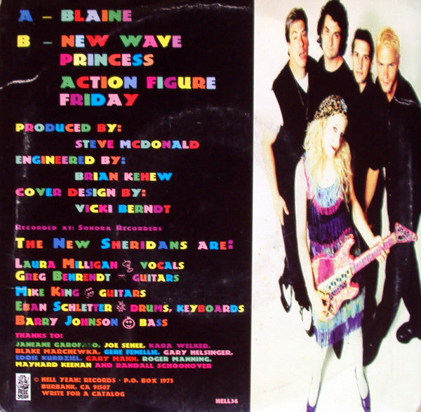 The New Sheridans : Blaine (7", Tra)