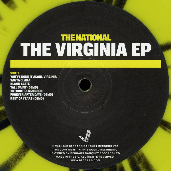 The National : The Virginia EP (LP, EP, Comp, Yel)