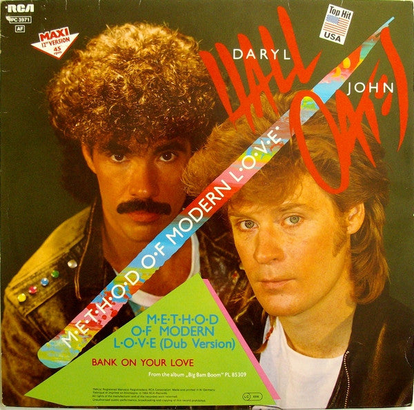 Daryl Hall  John Oates* : Method Of Modern Love (12", Maxi)