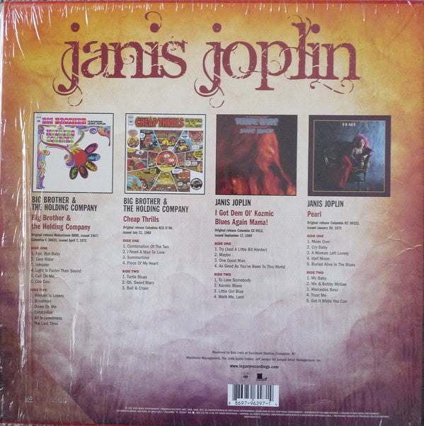 Janis Joplin : Janis - The Classic LP Collection (Box, Comp, Ltd, Num + LP, Album, RM, 180 + LP, Alb)