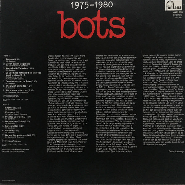 Bots : 1975-1980 (LP, Comp)