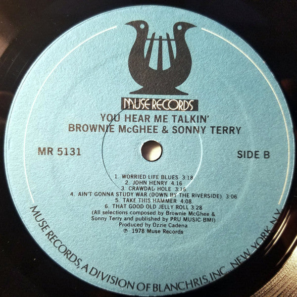 Sonny Terry & Brownie McGhee : You Hear Me Talkin' (LP, Album)
