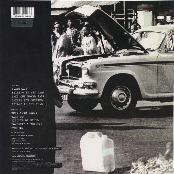 Rage Against The Machine : Rage Against The Machine XX (LP, Album, Num, Pic, RE, RM)