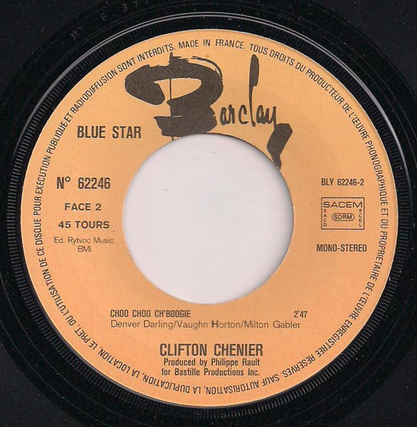 Clifton Chenier : Tu Peux Cogner Mais Tu Peux Pas Rentrer (Keep-a-Knockin' But You Can't Come In) (7", Single, Mono)