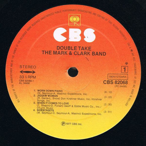 The Mark & Clark Band : Double Take (LP, Album)