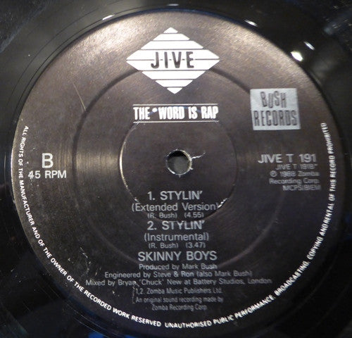 Skinny Boys : Set The Pace (Say Yeah) (12")