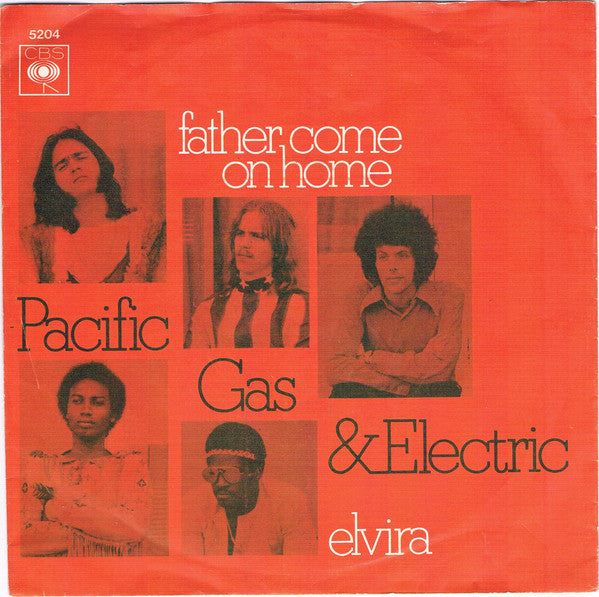 Pacific Gas & Electric : Father Come On Home / Elvira (7", Single)