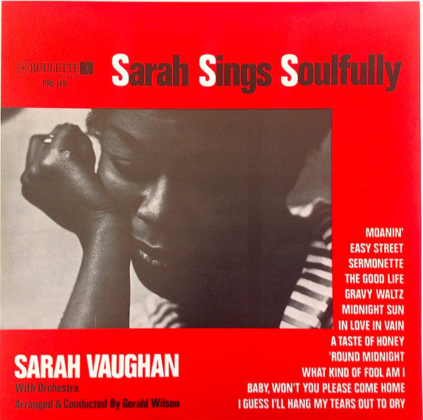 Sarah Vaughan  With Orchestra, Arranged & Conducted By  Gerald Wilson : Sarah Sings Soulfully (LP, Album)