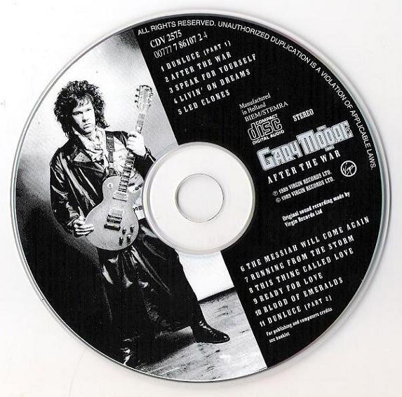 Gary Moore : After The War (CD, Album, RP)