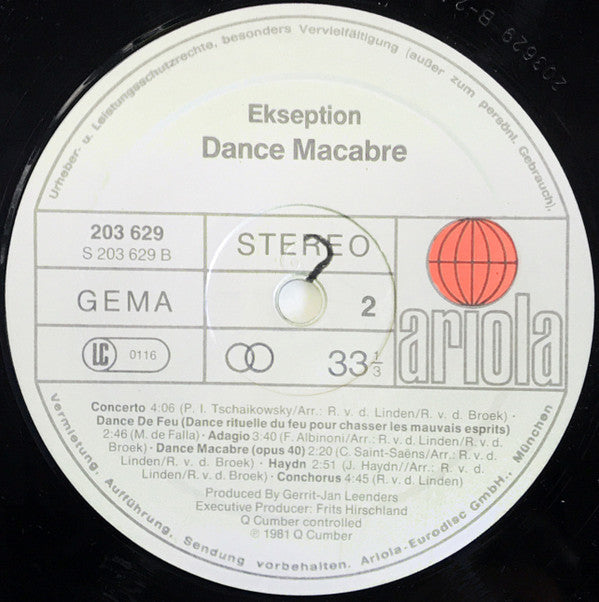 Ekseption : Dance Macabre (LP, Album)