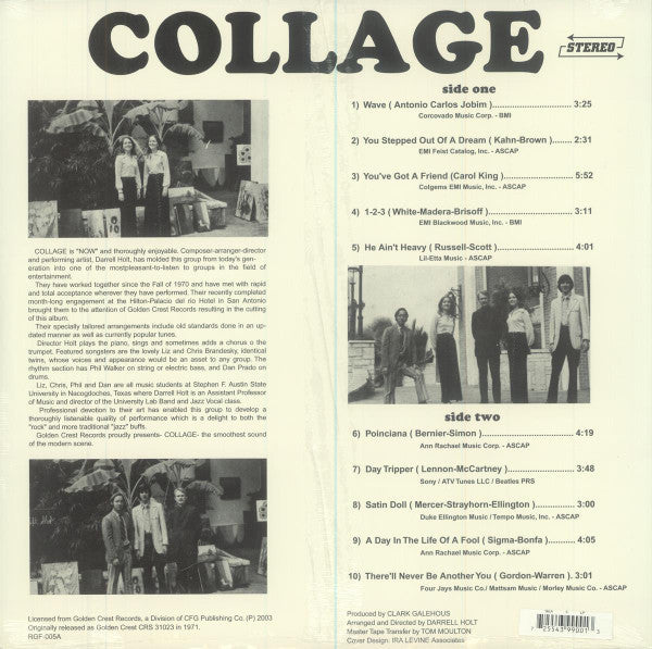 Collage (20) : Collage (LP, Album, RE)