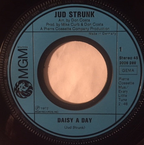 Jud Strunk : Daisy A Day / The Searchers (7")