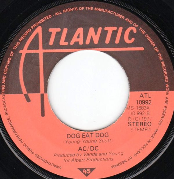 AC/DC : Whole Lotta Rosie (7", Single, 1st)