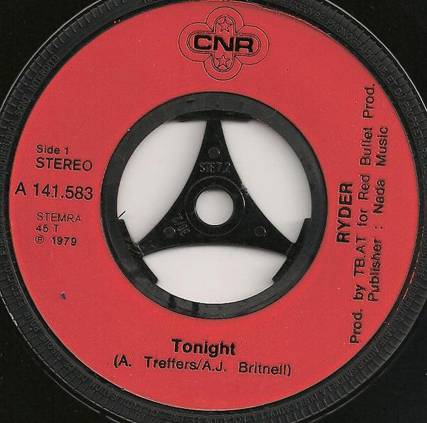 Ryder (14) : Tonight / Baby Don't Move (7", Single)
