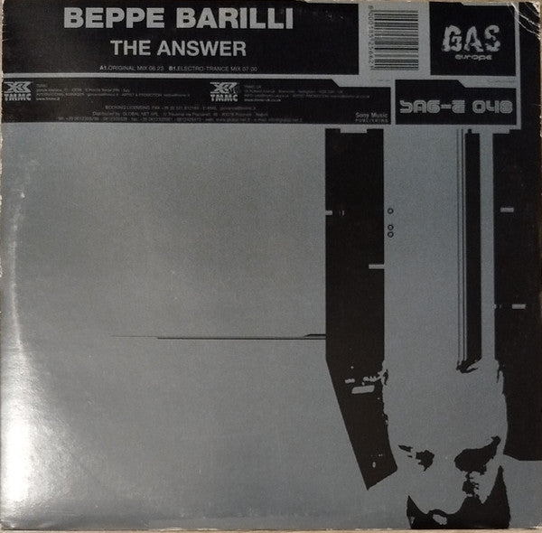 Beppe Barilli : The Answer (12")