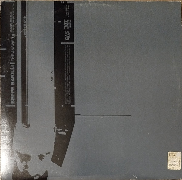 Beppe Barilli : The Answer (12")