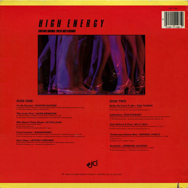 Various : High Energy (LP, Comp)