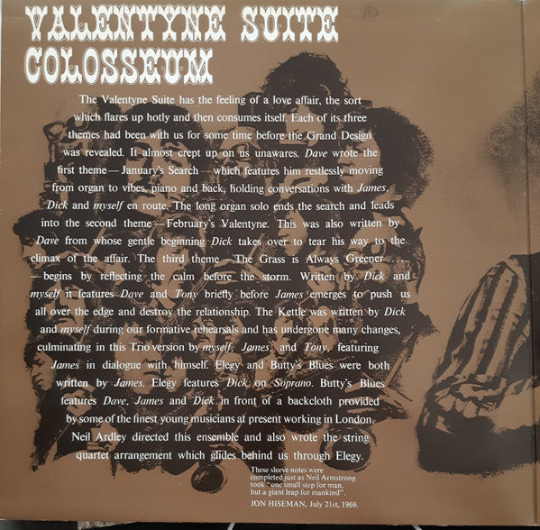 Colosseum : Valentyne Suite (LP, Album, RE, Gat)