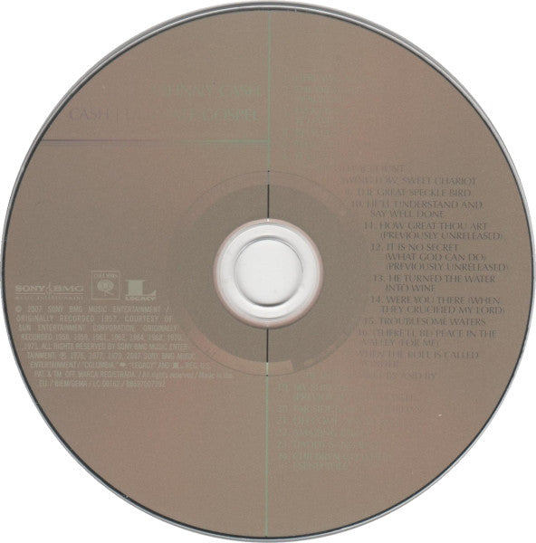Johnny Cash : Ultimate Gospel (CD, Comp)