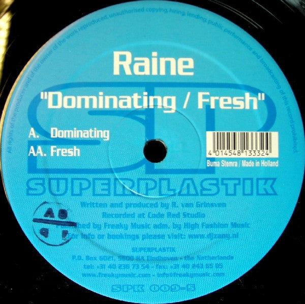 Raine : Dominating / Fresh (12")