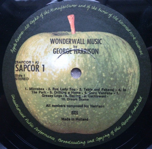 George Harrison : Wonderwall Music (LP, Album)