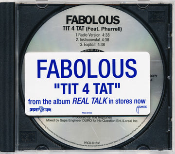 Fabolous Feat. Pharrell* : Tit 4 Tat (CD, Promo)