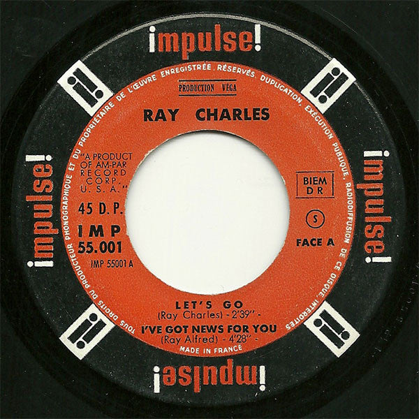 Ray Charles : Let's Go (7", EP, Gre)