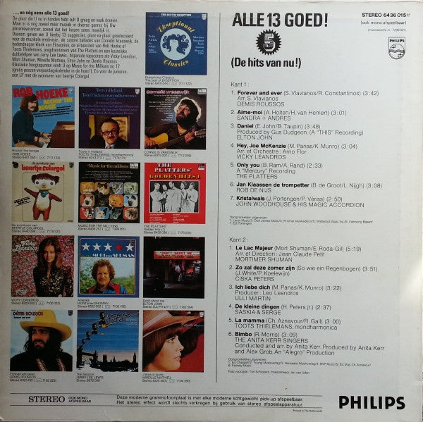 Various : Alle 13 Goed! 5 (De Hits Van Nu!) (LP, Comp)