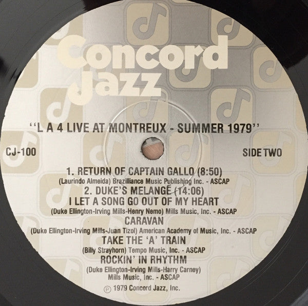 LA4 : Live At Montreux (LP)