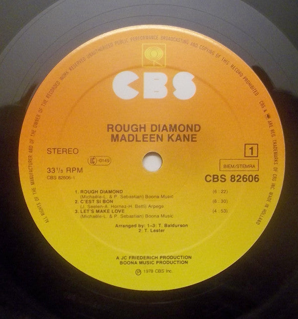 Madleen Kane : Rough Diamond (LP, Album, Gat)