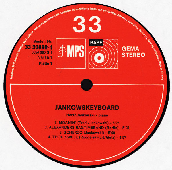 Horst Jankowski : Jankowskeyboard (2xLP, Album)