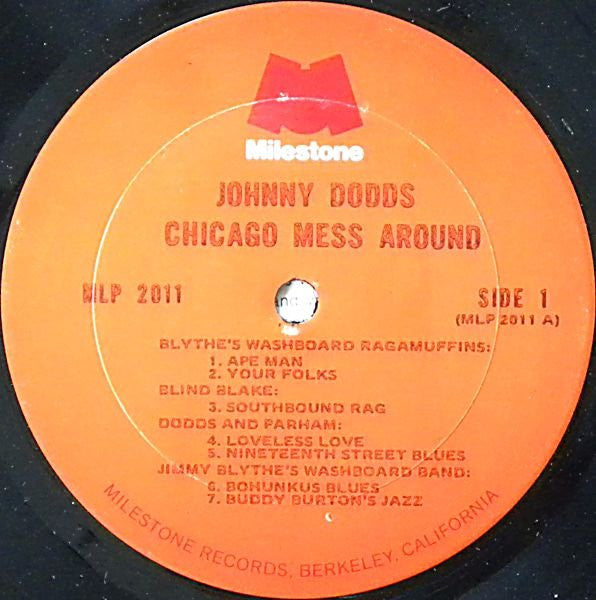 Johnny Dodds : Chicago Mess Around (LP, Comp, Mono, RE)