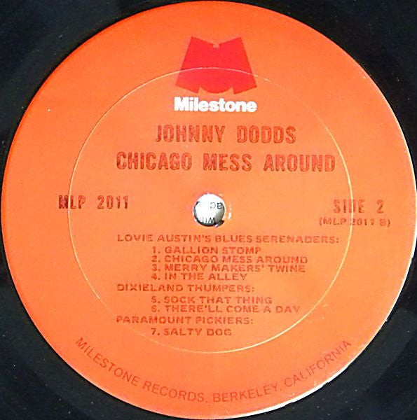 Johnny Dodds : Chicago Mess Around (LP, Comp, Mono, RE)