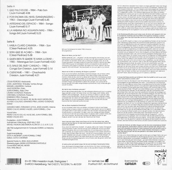 Los Van Van : Sandunguera (LP, Album)