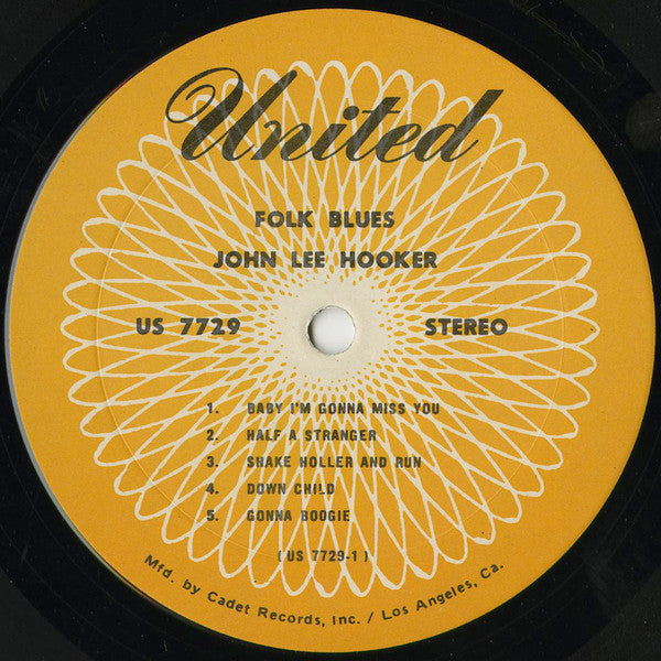 John Lee Hooker : Folk Blues (LP, Comp, RE)