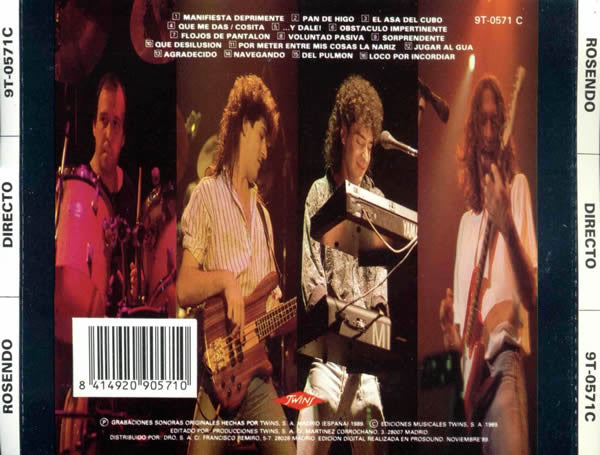 Rosendo : Directo (CD, Album, Liv)