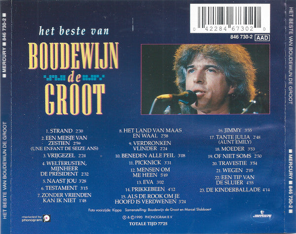Boudewijn de Groot : Het Beste Van Boudewijn De Groot (CD, Comp)