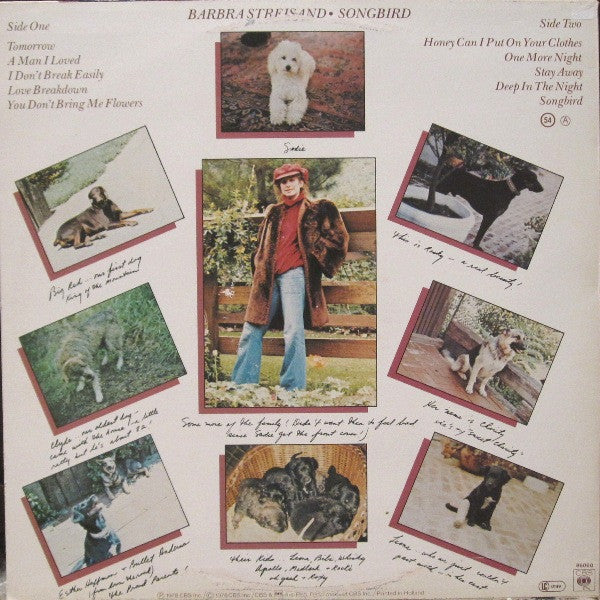 Barbra Streisand : Songbird (LP, Album)