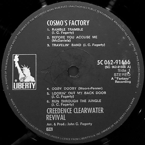Creedence Clearwater Revival : Cosmo's Factory (LP, Album)