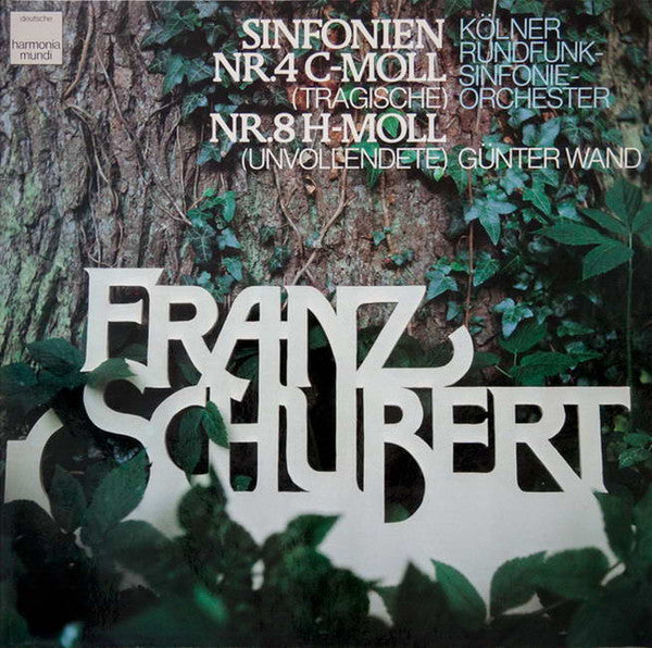 Franz Schubert – Kölner Rundfunk-Sinfonie-Orchester, Günter Wand : Sinfonien Nr. 4 C-Moll (Tragische) / Nr. 8 H-Moll (Unvollendete) (LP, Gat)