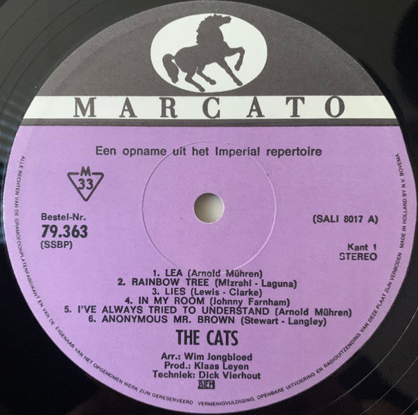 The Cats : Cats (LP, Comp, Club)