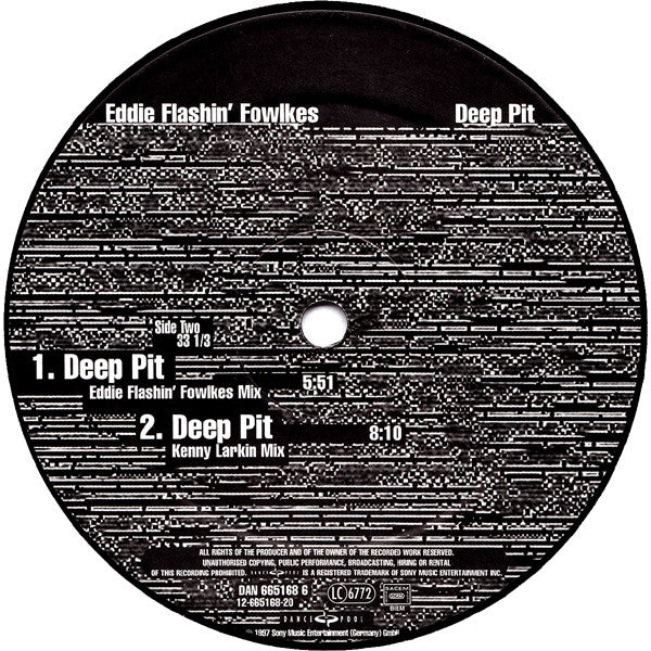 Eddie Flashin' Fowlkes* : Deep Pit (12")