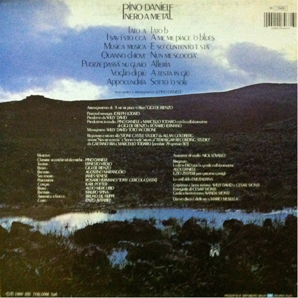 Pino Daniele : Nero A Metà (LP, Album, RE)