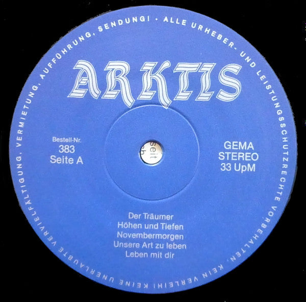 Arktis (4) : Novembermorgen (LP, Album)