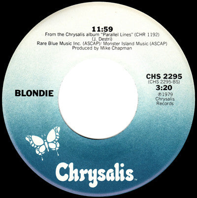 Blondie : Heart Of Glass / 11:59 (7", Single, San)